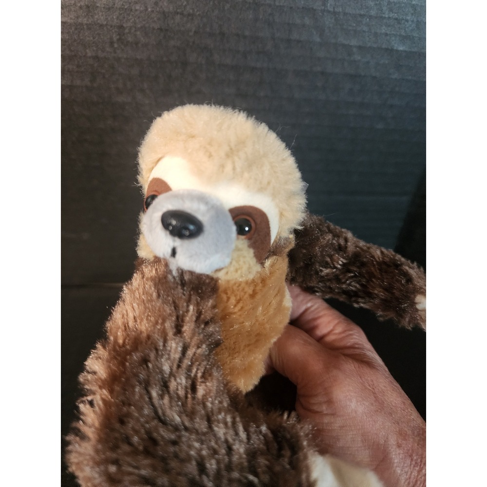 Costa Rica Souvenir Sloth Plush Stuffed Animal Brown Tan 5 Inch Toy